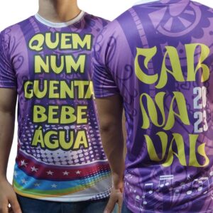 Camisetas sublimada para carnaval