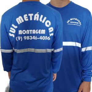 Uniforme com faixa refletora