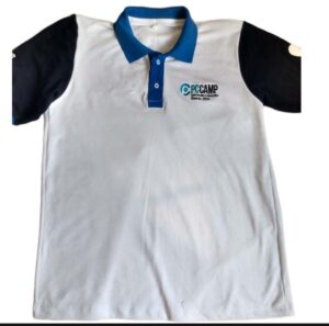 Uniformes personalizados, camiseta polo com estampa em bordado